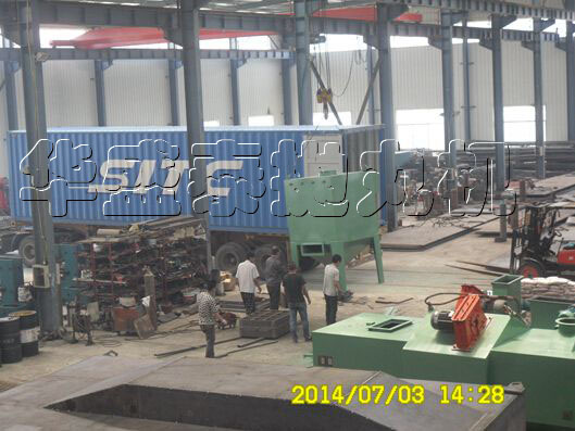 通過式拋丸機出口發貨