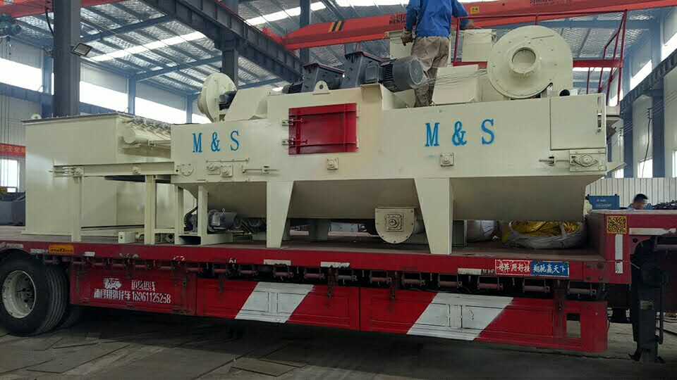 發往陜西西安石材HQS1000履帶通過式拋丸機圖