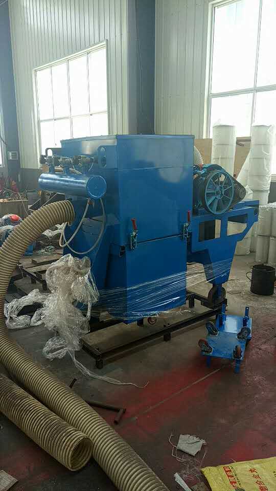 發往深圳鋼板移動式路面拋丸機圖視頻