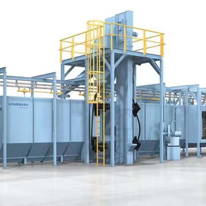 打砂機_打砂機英文_轉臺式打砂清理機