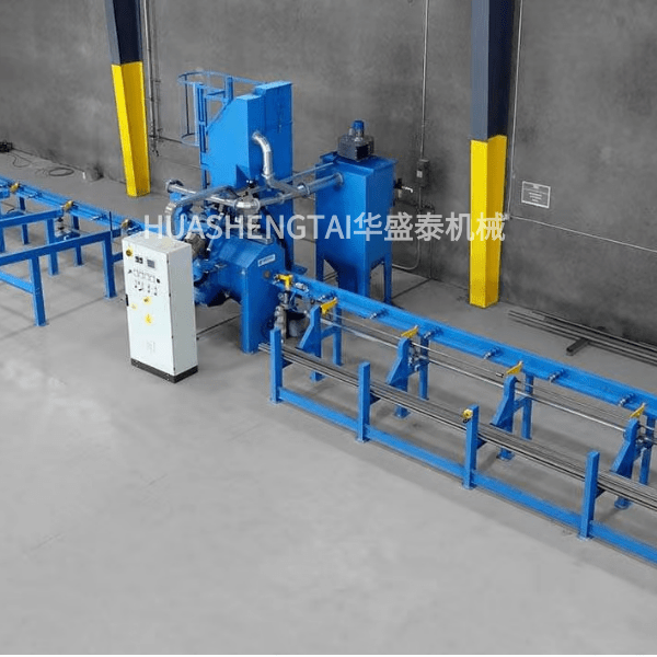 連續通過式拋丸除銹機_除銹拋丸機多少錢一臺_拋丸除銹機工作視頻